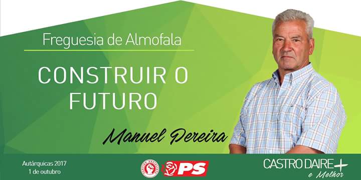 Autárquicas 2017 Manuel Pereira PS